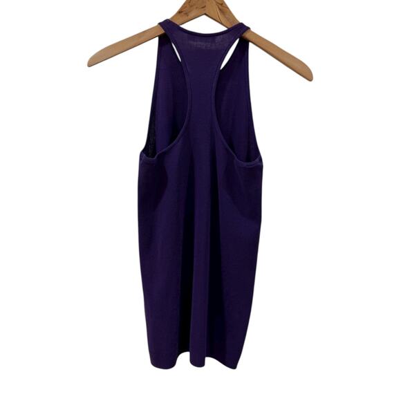 A.L.C. Nello High Neck Racerback Tank Top In Purple - Picture 4 of 6